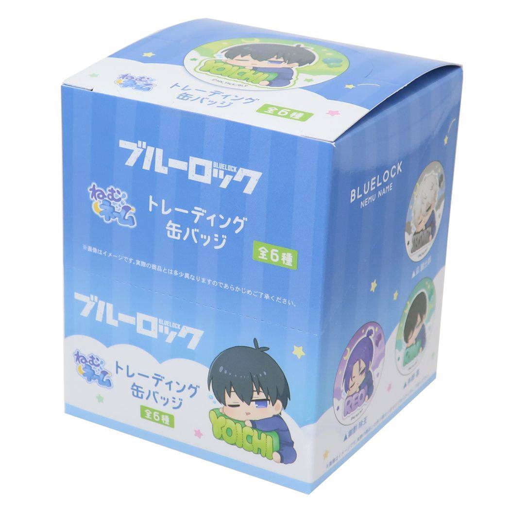缶バッジ ブルーロック トレーディング缶バッジ 全6種 6個入セット 少年マガジン ねむネーム コレクション雑貨 まとめ買い