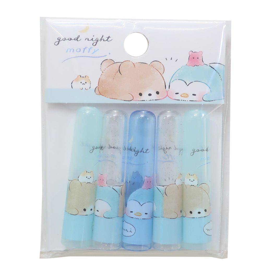 えんぴつカバー5本セット すやすやモフィー 鉛筆キャップ カミオジャパン ほっぺむに