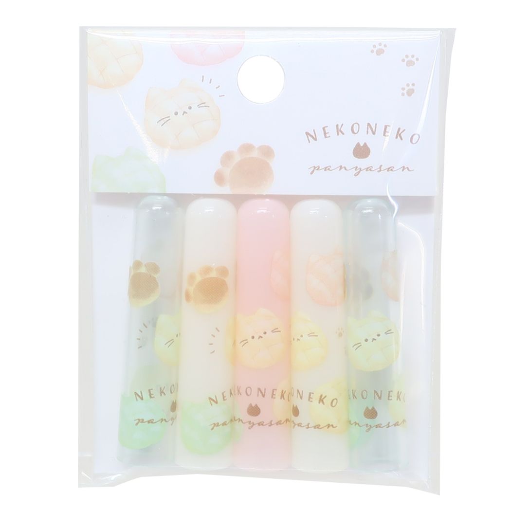 キャラクター鉛筆キャップ ねこねこパン屋さん 鉛筆キャップ 文房具 カミオジャパン メロンパンxねこ