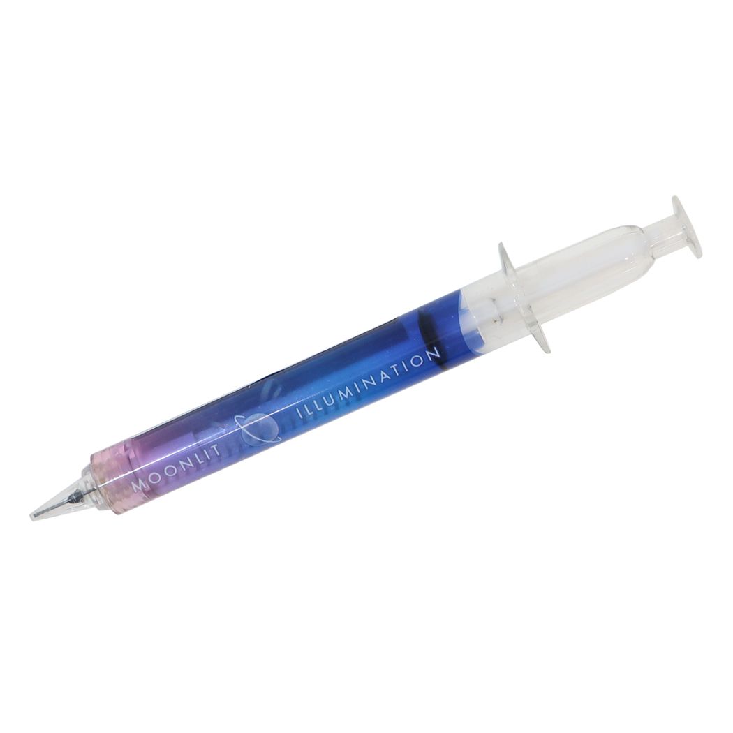 シャーペン MOONLIT ILLUMINATION 注射器型シャープ 新学期準備文具