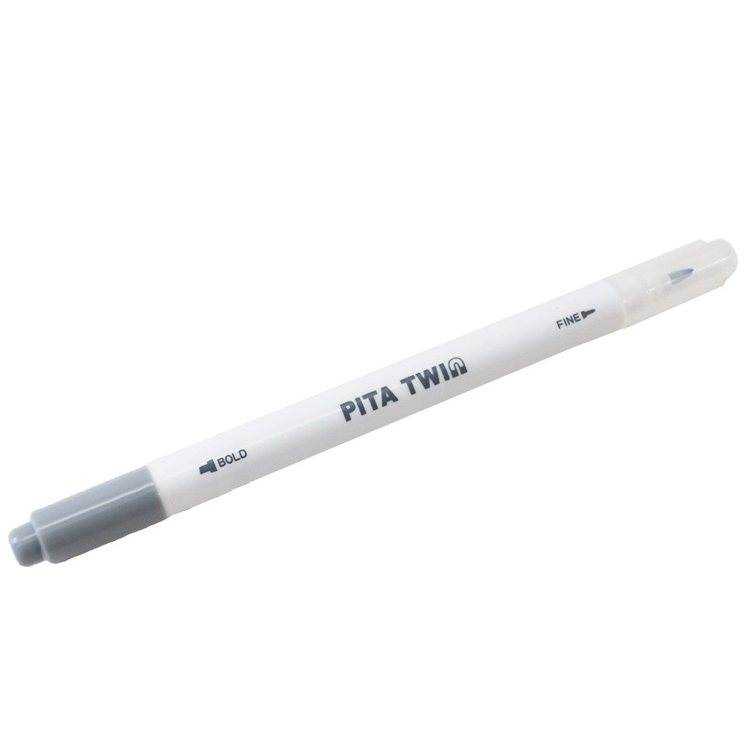 カラーペン PITA TWIN 全12色 グッズ マグネット付き ツインペン グレイ プレゼント 男の子 女の子 ギフト