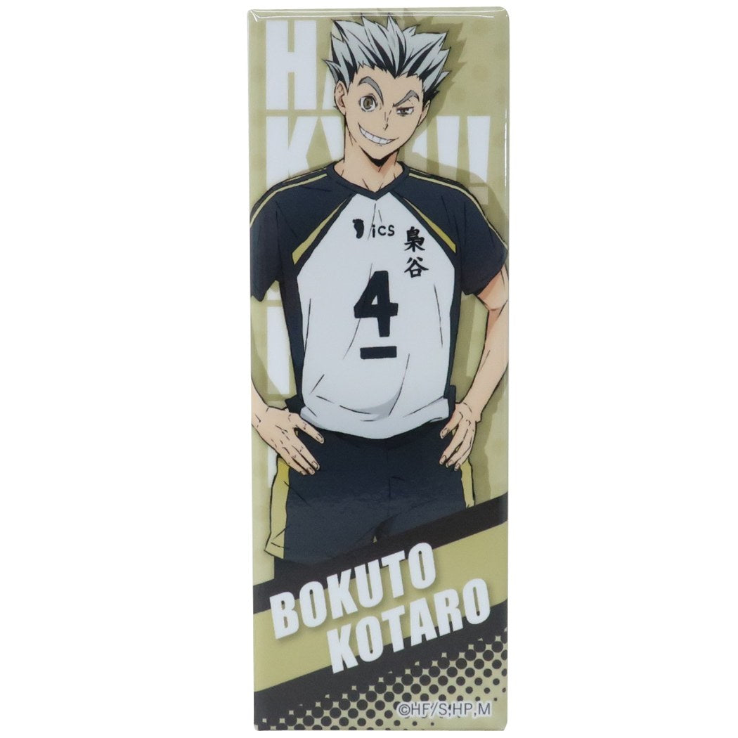 ハイキュー 缶バッジ ロング 長方形 カンバッジ 木兎光太郎 梟谷学園高校 少年ジャンプ カミオジャパン コレクション雑貨 プレゼント