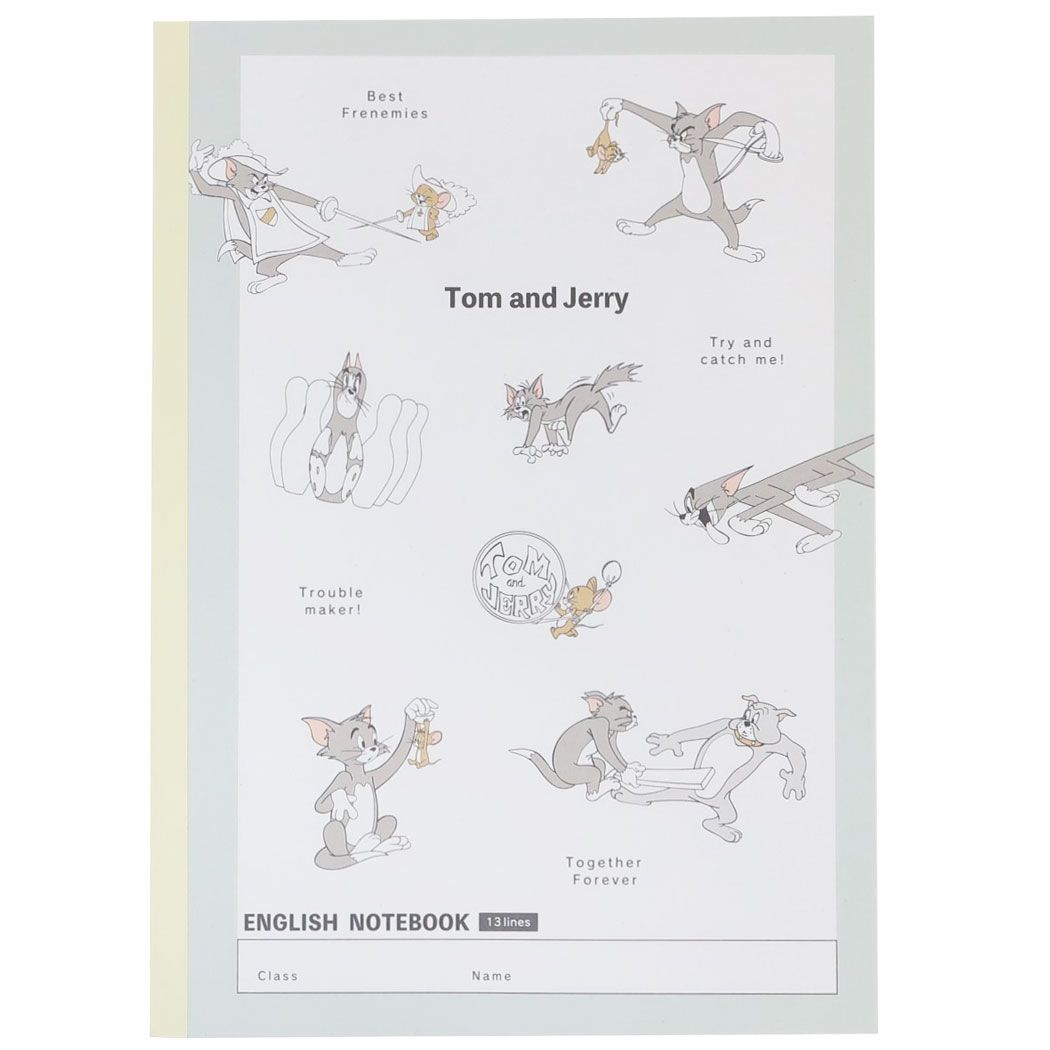 トムとジェリー グッズ 英語ノート キャラクター B5英習帳13段 クラシックコレクション 新入学 プレゼント 男の子 女の子 ギフト