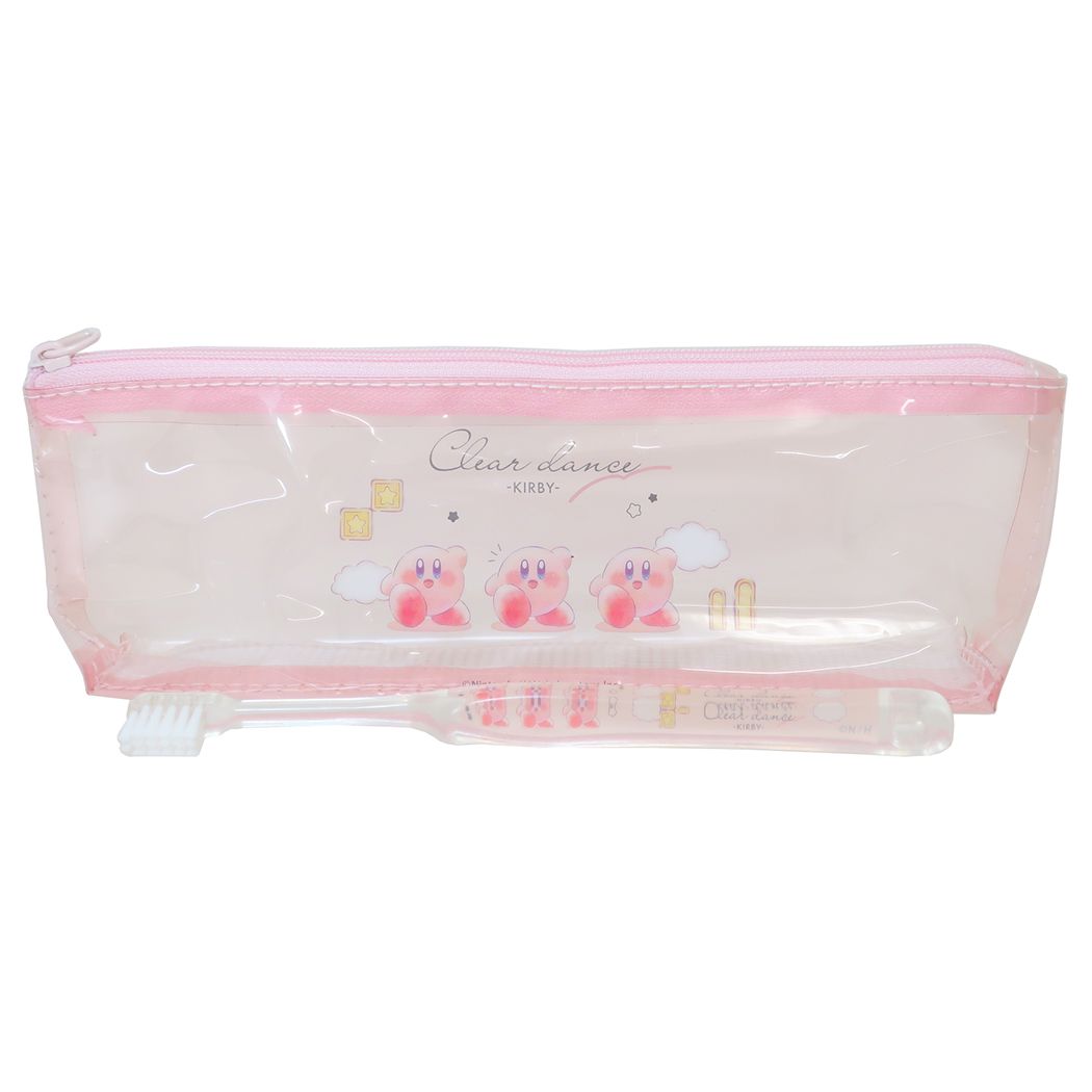 星のカービィ キャラクター 歯ブラシ ポーチ入りハミガキセット ClearDance