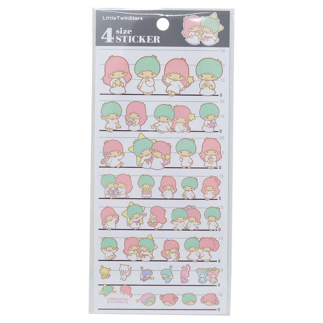 リトルツインスターズ 4サイズステッカー 4SIZE STICKER サンリオ シールシート キャラクター