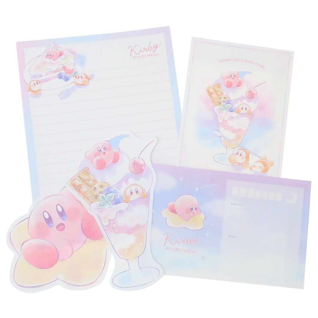 星のカービィ グッズ レターセット キャラクター ダイカットキャラレター
