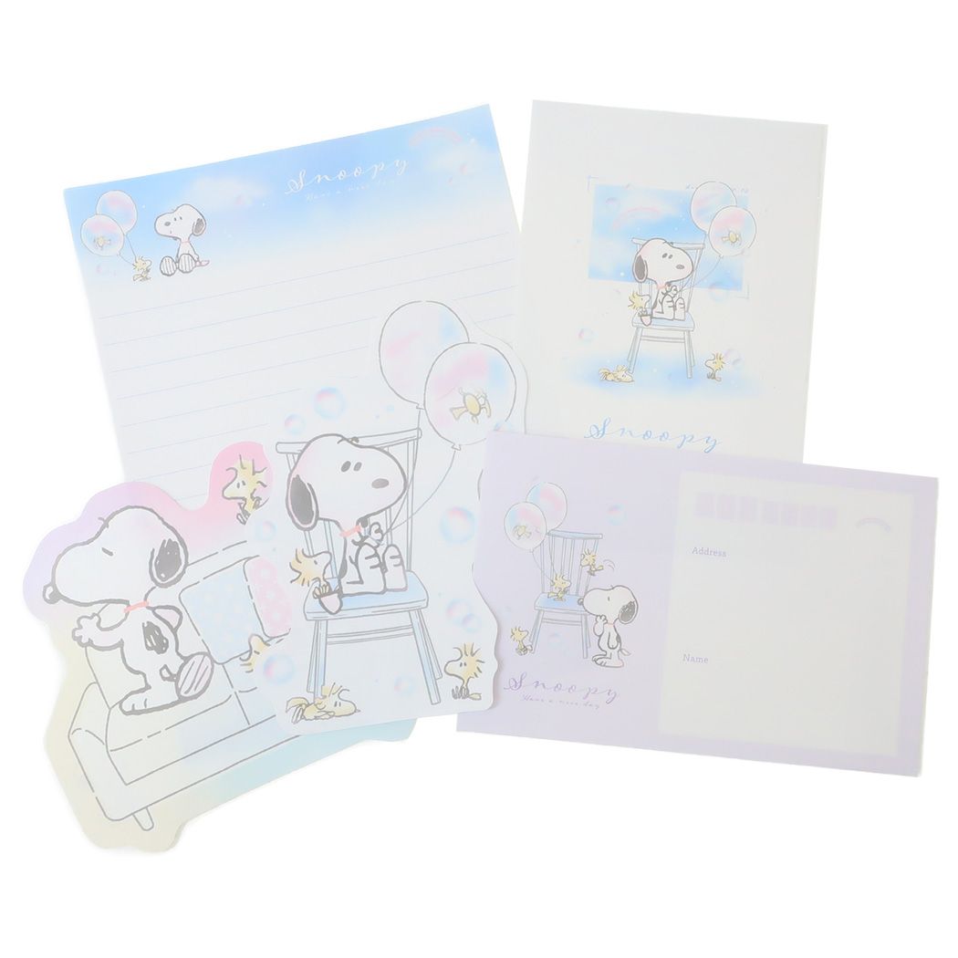 スヌーピー グッズ レターセット ピーナッツ キャラクター