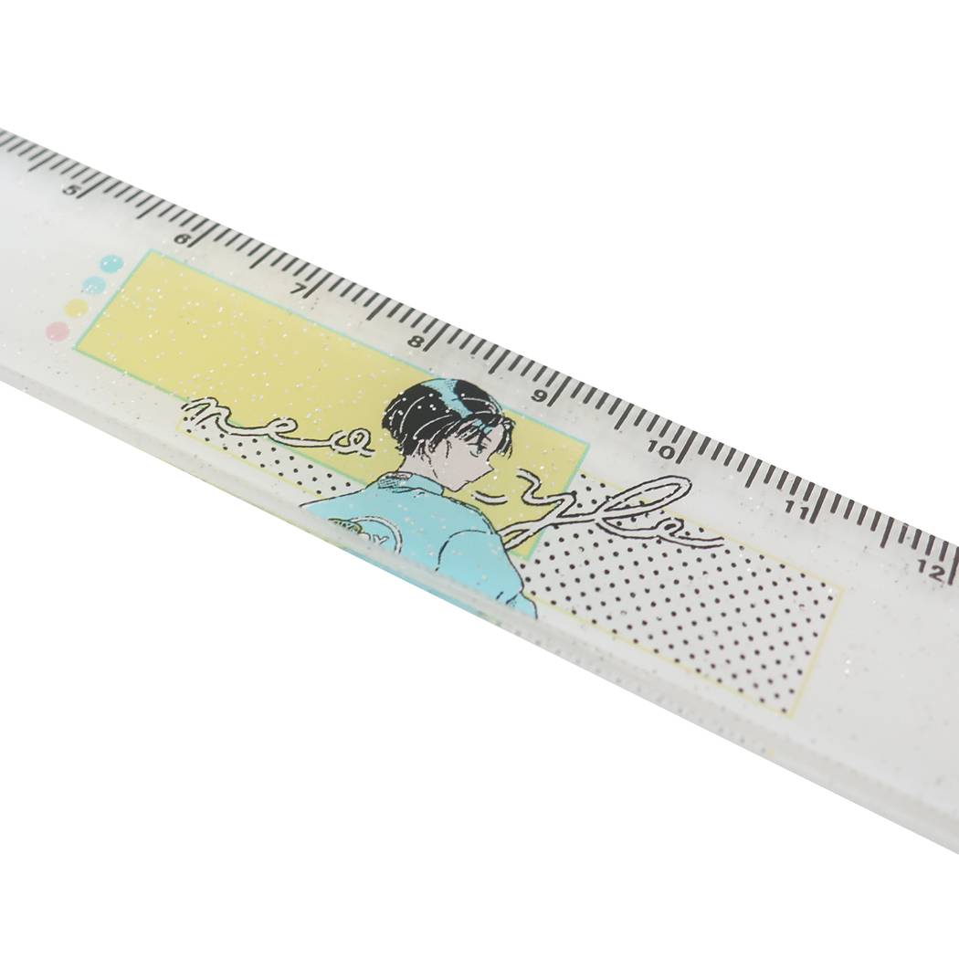17cm スリム 定規 ものさし 夜フカシ NEO STYLE カミオジャパン プレゼント 男の子 女の子 ギフト