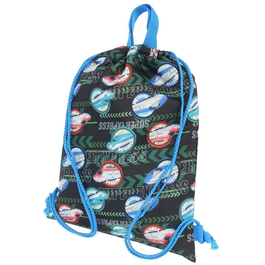 運動靴かばん スーパーエクスプレス ナップ シューズバッグ 鉄道 高波クリエイト 新入学 プレゼント 男の子 女の子 ギフト