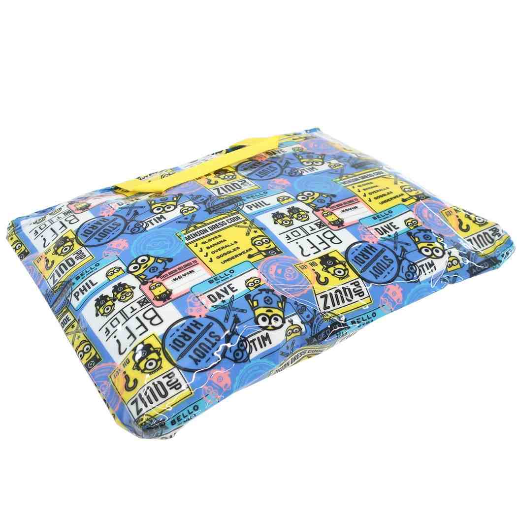 ミニオンズ グッズ レッスンバッグ ラミネート キャラクター ジュニア お稽古かばん 新入学 プレゼント 男の子 女の子 ギフト