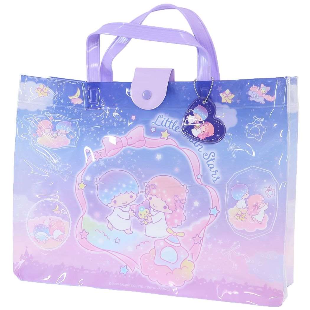 リトルツインスターズ キキ&ララ キャラクター プールバッグ マチアリトートバッグL 角型 サンリオ
