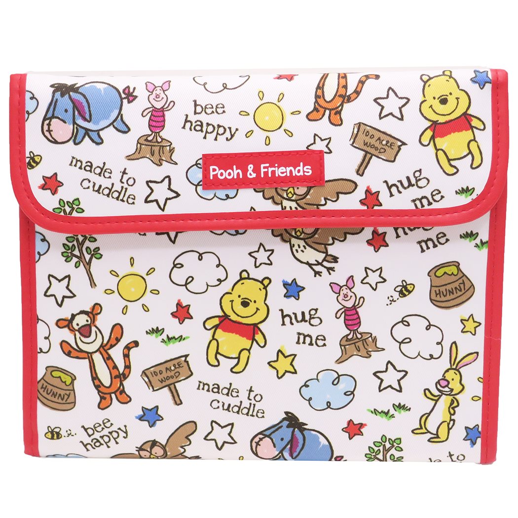 くまのプーさん ジャバラマルチケース 母子手帳ケース クーザ イラストタッチ グッズ かわいい ママ雑貨 プレゼント 男の子 女の子