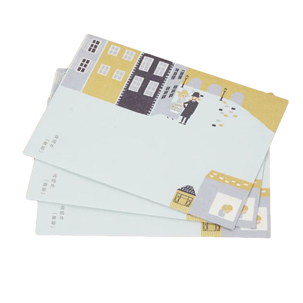 封筒 レター封筒 文学を歩く 舞姫 森鴎外 木野瀬印刷