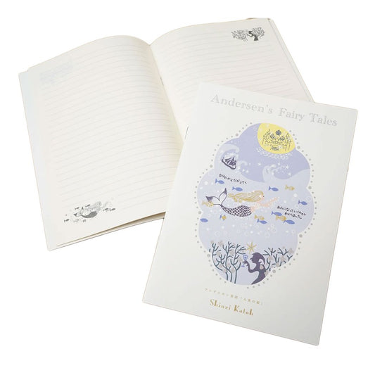 横罫ノート ノートA5 アンデルセン童話 人魚の姫 木野瀬印刷
