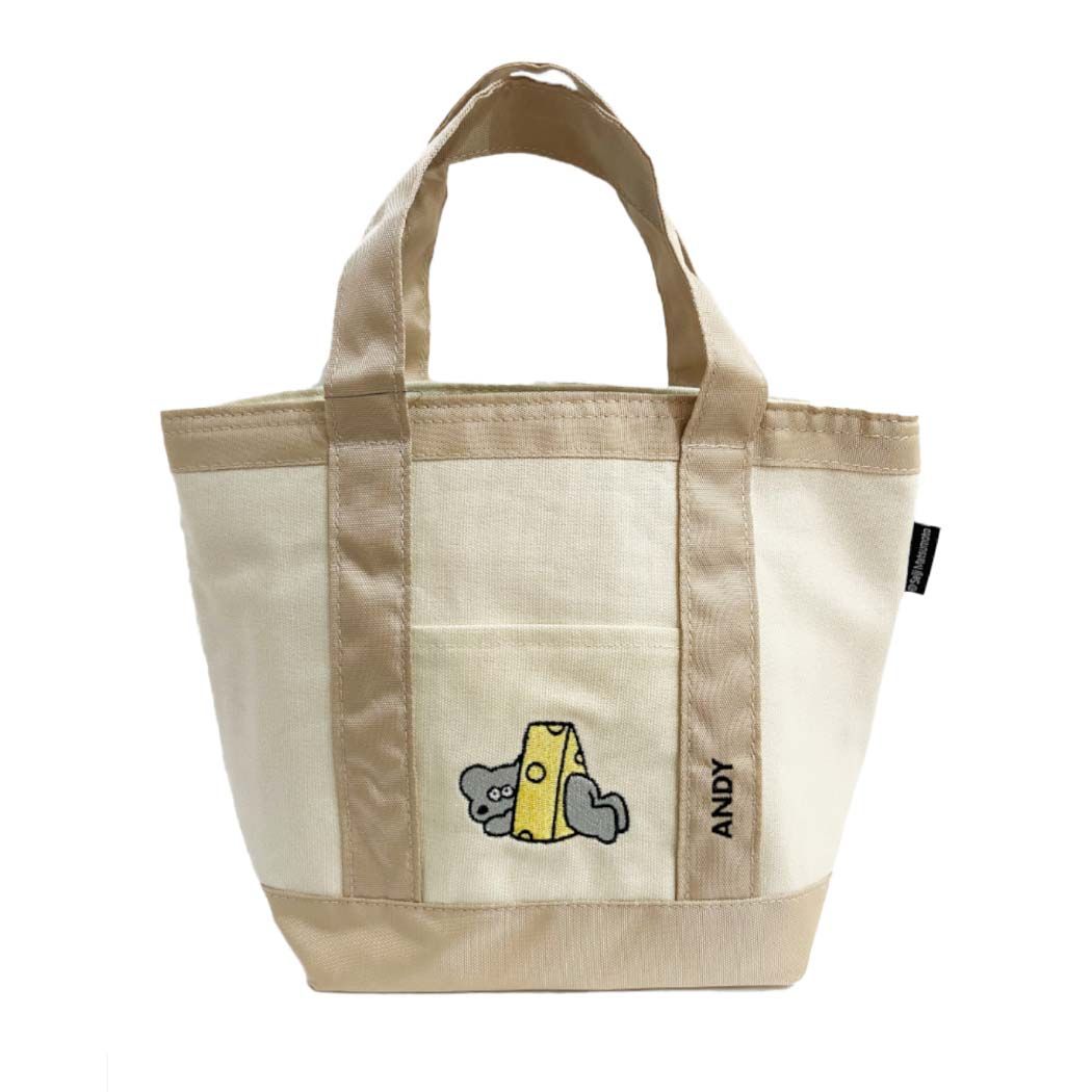 保冷ランチバッグ ねずみのANDY 保冷バッグ アンディ ロータスウイング BEIGE