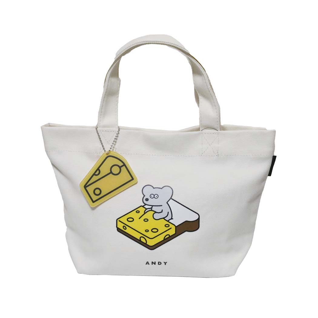 ランチトート ねずみのANDY ランチバッグ アンディ IVORY プレゼント