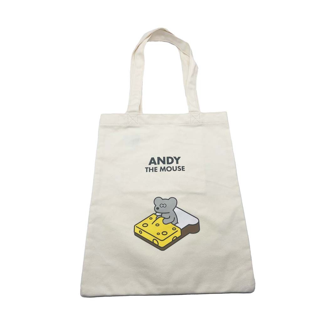 トートバッグ ねずみのANDY A4サイズトート IVORY アンディ ロータスウイング