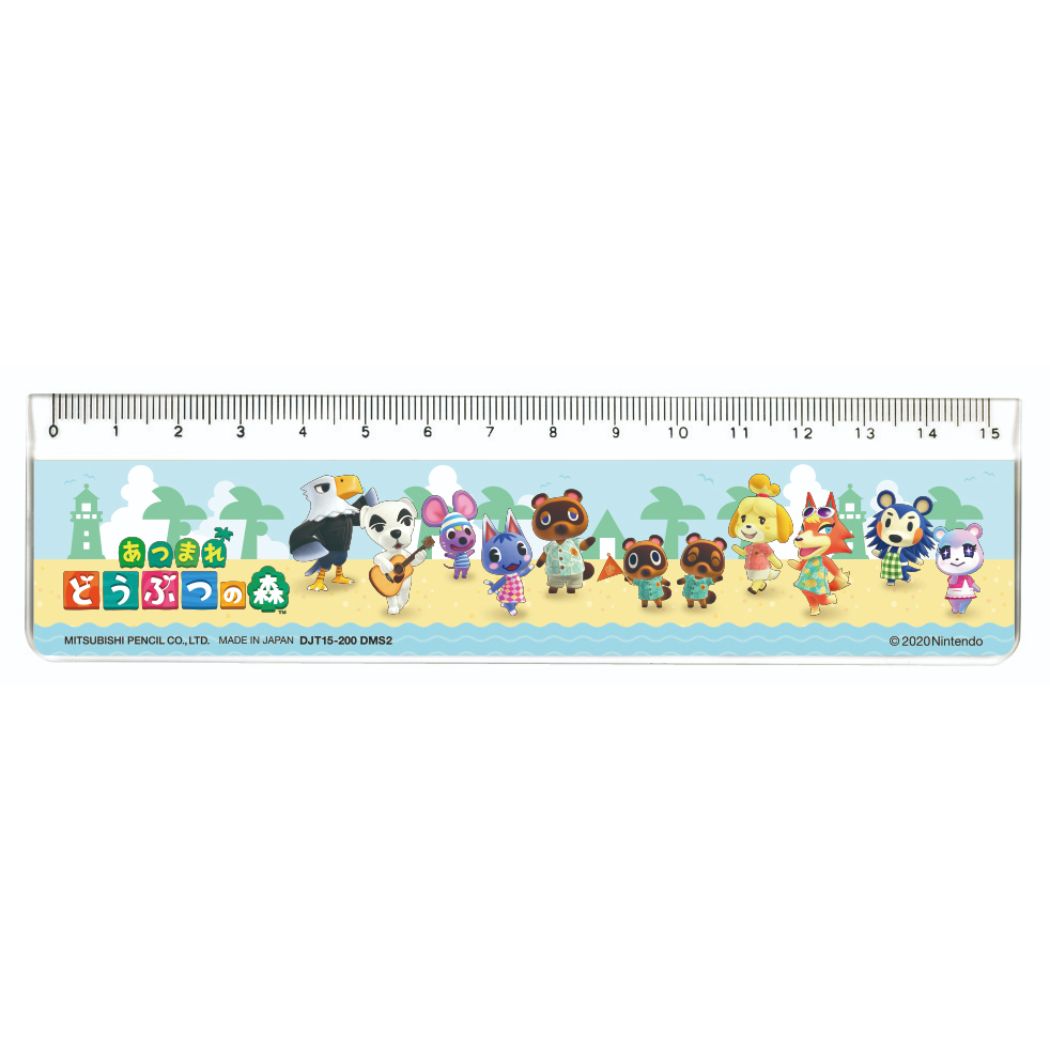 あつまれ どうぶつの森 グッズ ものさし nintendo キャラクター 15cm 定規 新入学 プレゼント 男の子 女の子 ギフト