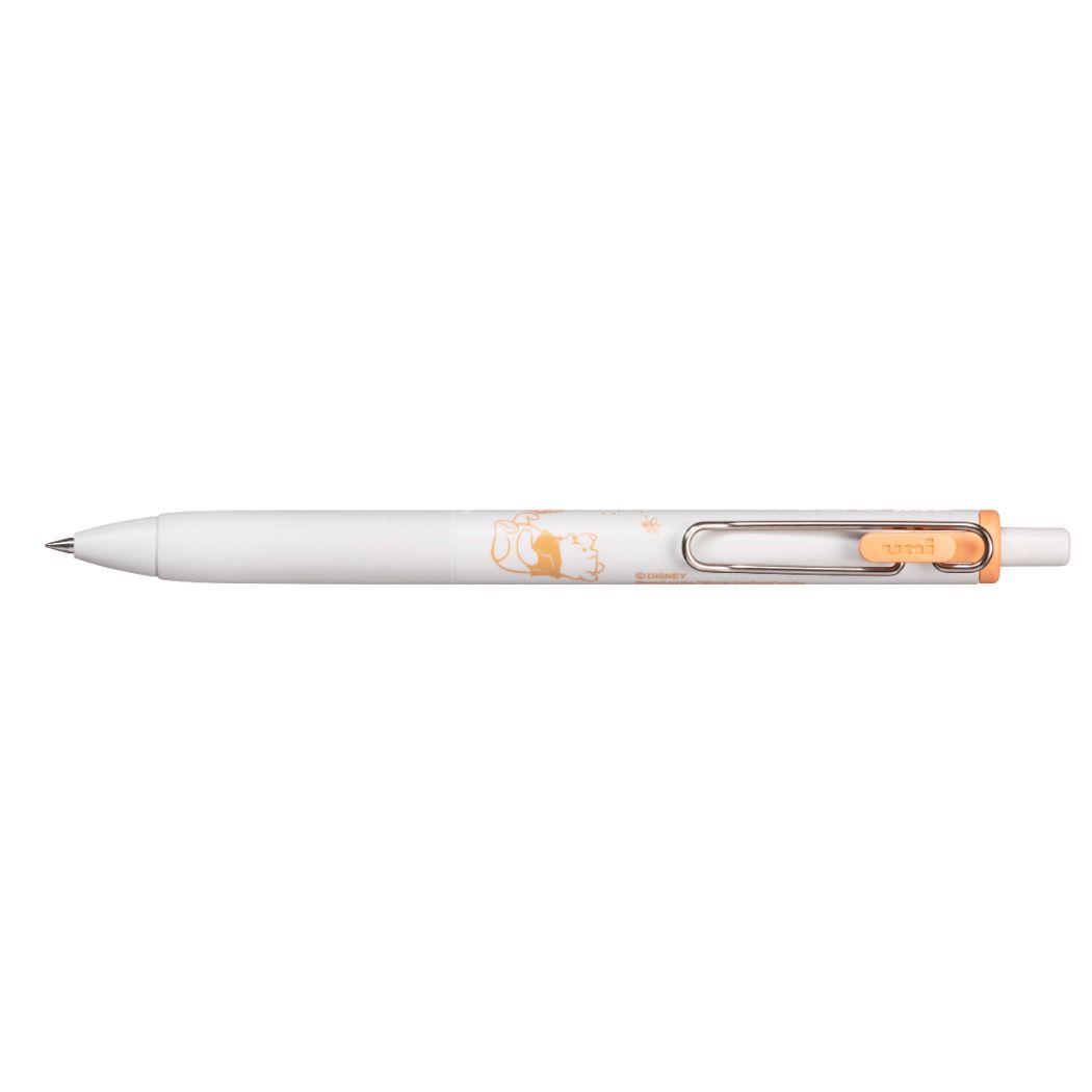 くまのプーさん キャラクター ボールペン ユニボール ワン ゲルインクボールペン 0.38mm Aマンゴーオレンジ ディズニー