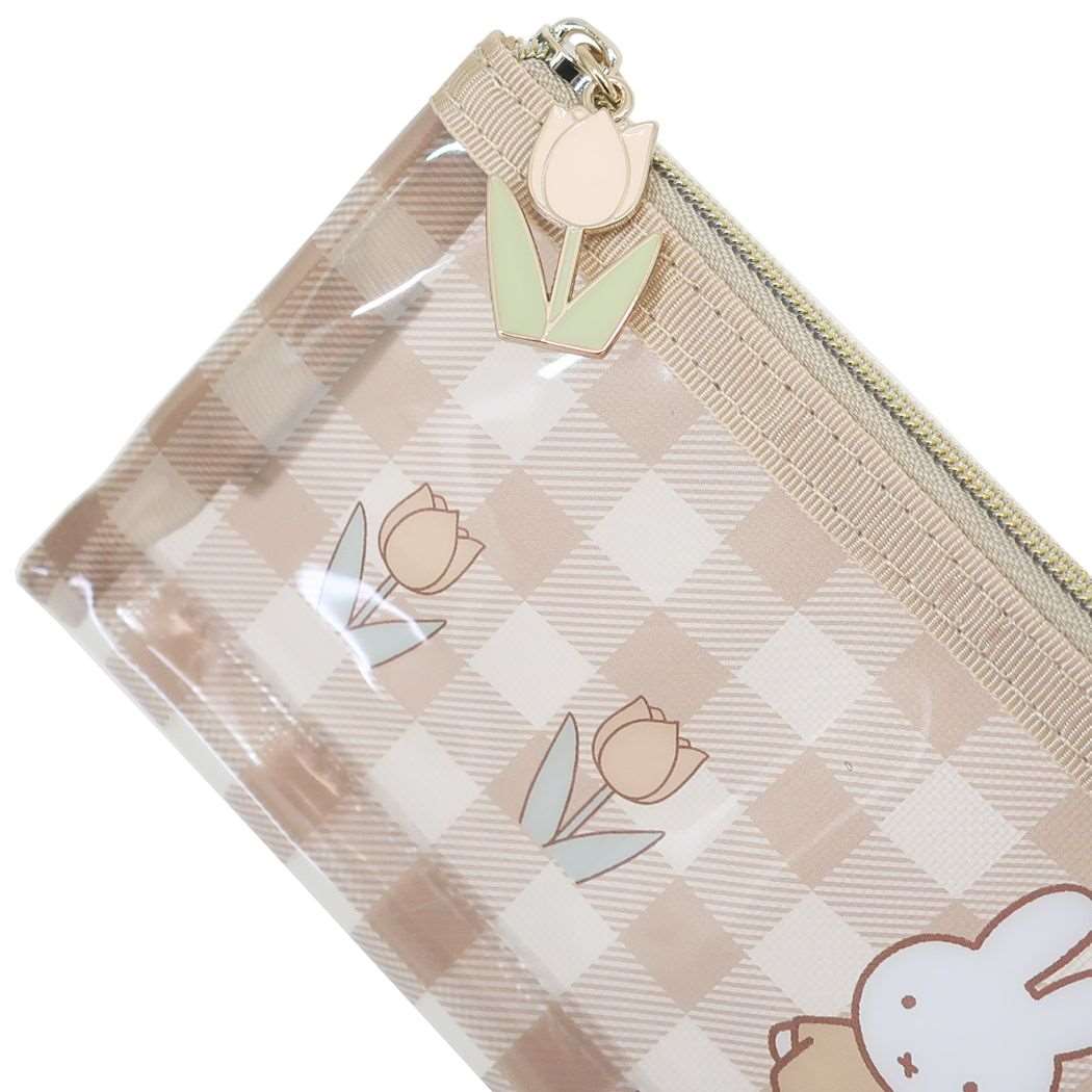 ミッフィー 歯磨きセット 歯ブラシポーチ ギンガムワッペン GY ディックブルーナ マリモクラフト