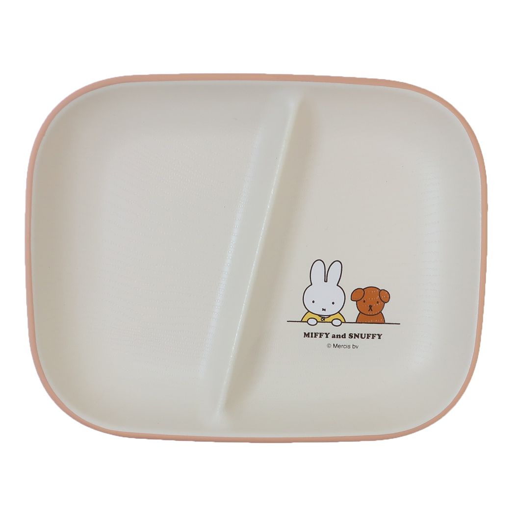 ミッフィー グッズ 中皿 絵本キャラクター スクエアプレートS MIFFY and SNUFFY