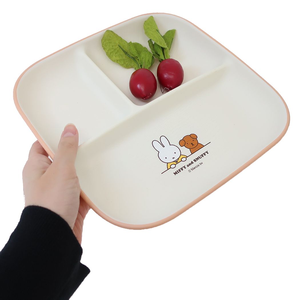ミッフィー 中皿 スクエアプレートL MIFFY and SNUFFY ディックブルーナ
