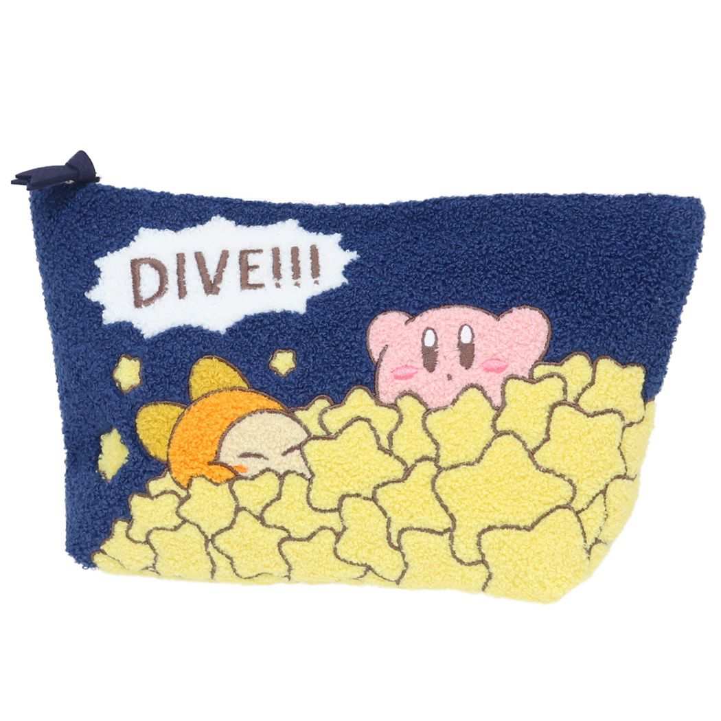 星のカービィ サガラポーチ コスメポーチ ネイビー キャラクター プレゼント 男の子 女の子 ギフト
