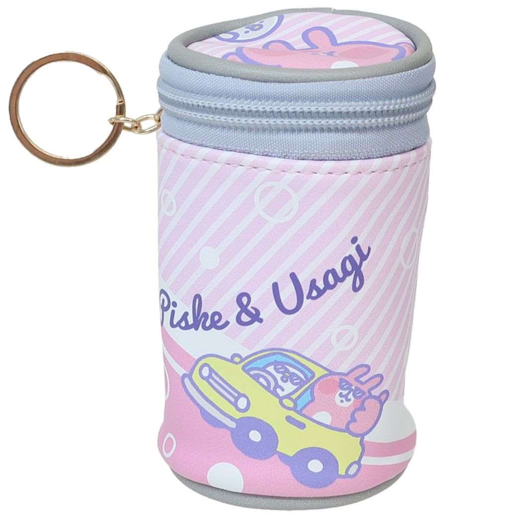 カナヘイの小動物 グッズ ミニポーチ キャラクター ミニ缶ポーチ ピスケ&うさぎ