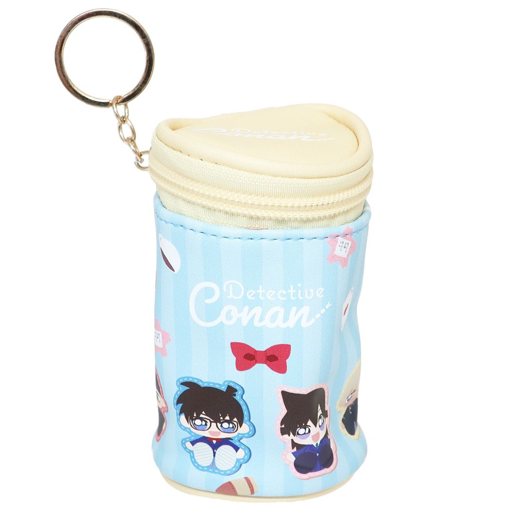 名探偵コナン ミニ缶ポーチ ミニポーチ 整列柄 LGR マリぬい 少年サンデー プレゼント 男の子 女の子 ギフト