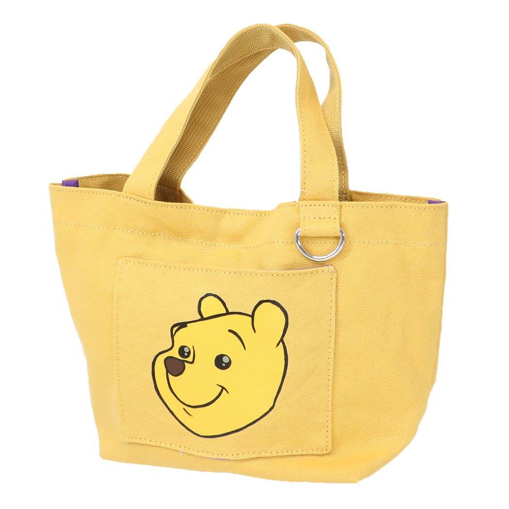 くまのプーさん グッズ ランチバッグ キャラクター ミニトートバッグ ファニーフェイス YE