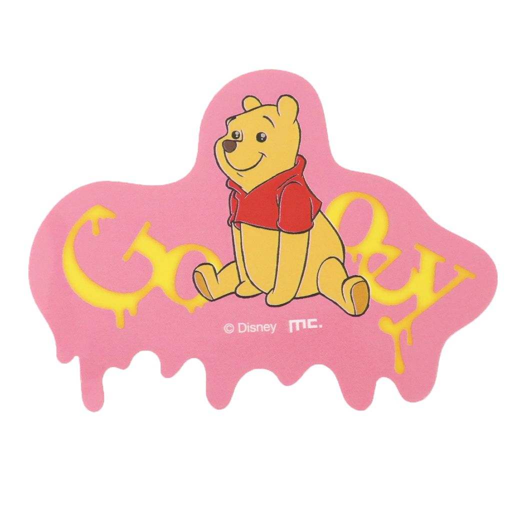 くまのプーさん ディズニー キャラクター ビッグシール ダイカットステッカー ファニーフェイス PK