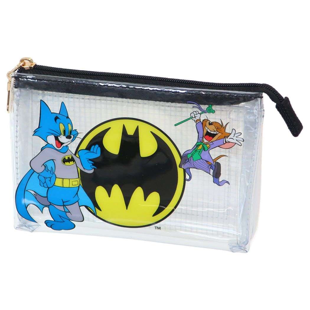 トムとジェリー グッズ コスメポーチ キャラクター ミニ3ポケットポーチ BATMAN