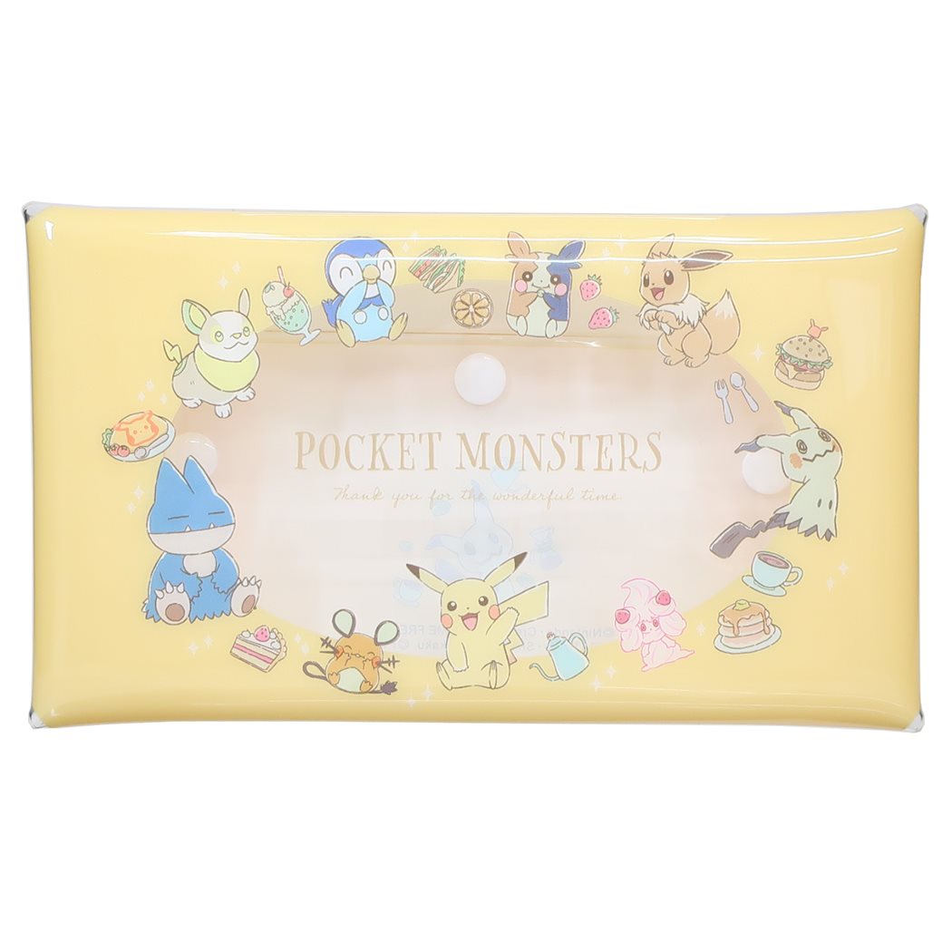 ポケットモンスター グッズ フラットビッグポーチ ポケモン キャラクター クリアマルチケースL プレゼント 男の子 女の子 ギフト