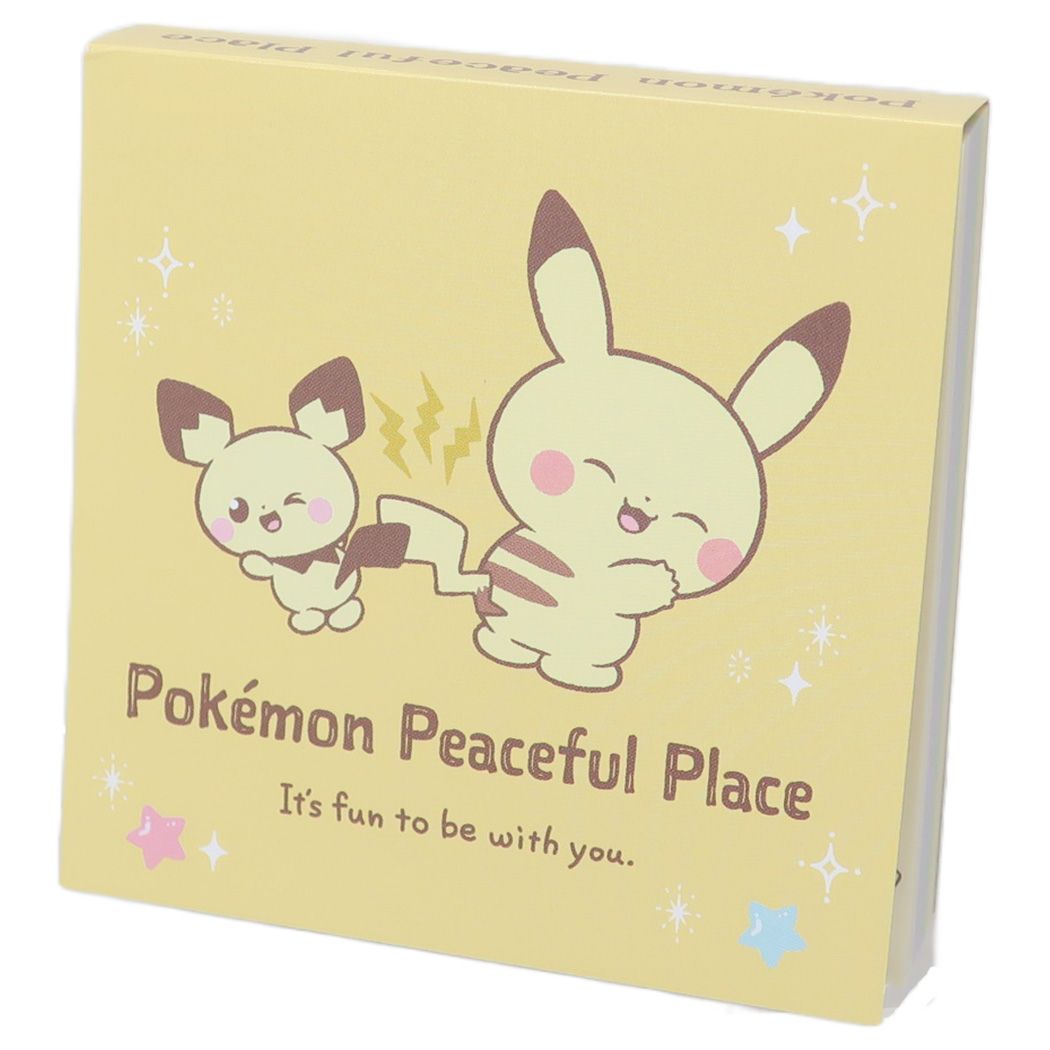 ポケットモンスター ポケモン キャラクター メモ帳 スクエアメモ B ポケピース