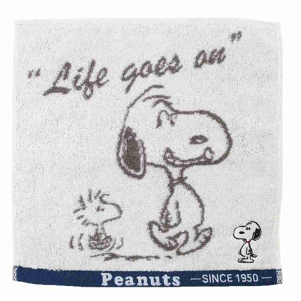 スヌーピー グッズ ハンカチタオル キャラクター ミニタオル LIFE WH
