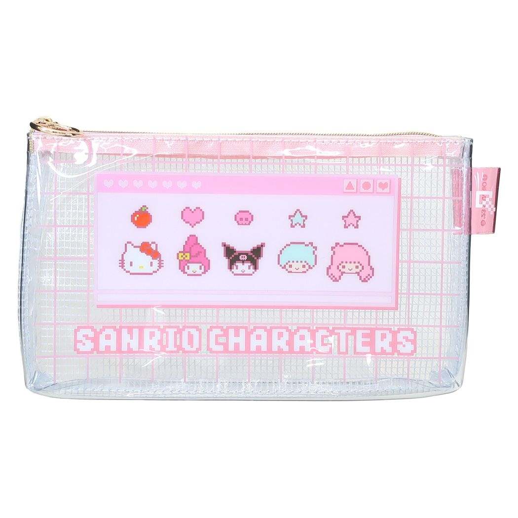 クリアフラットポーチ PK サンリオキャラクターズ 平ポーチ サンリオ マリモクラフト