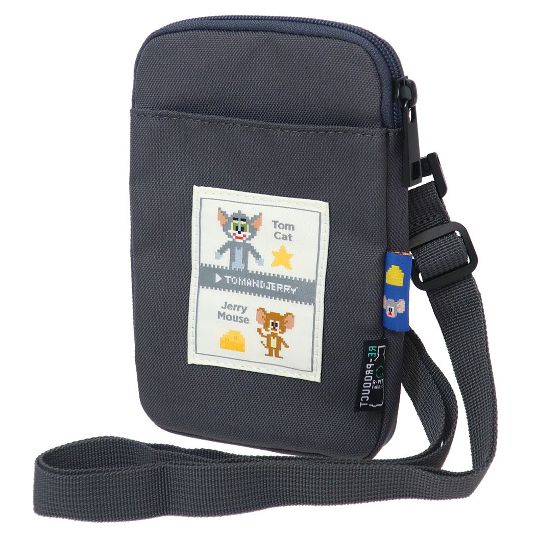 トムとジェリー マルチショルダーポーチ ワーナーブラザース スマホポーチ キャラクター ピクセルドット