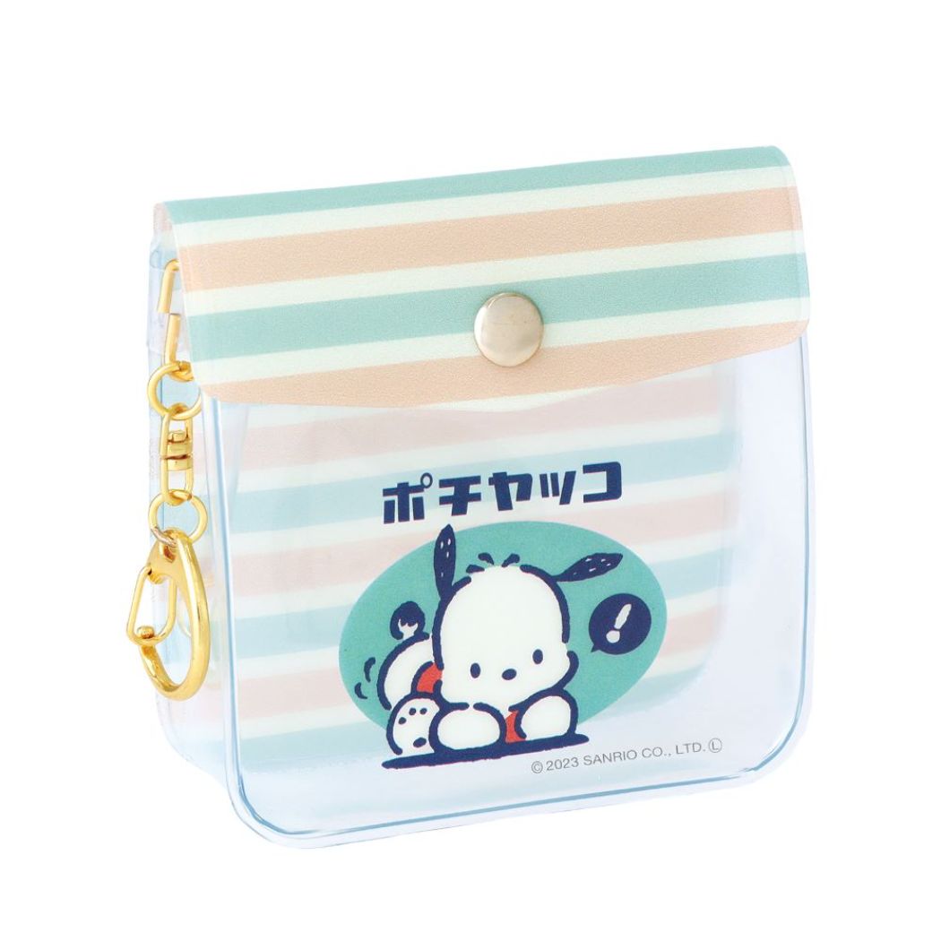 ポチャッコ キャラクター ミニポーチ スクエアミニポーチ ファンシーレトロ