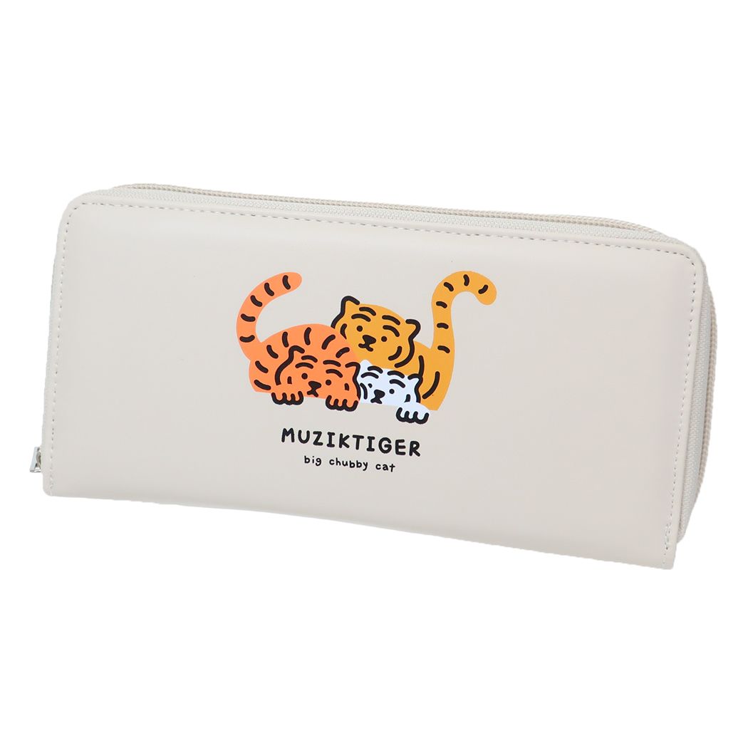 MUZIK TIGER ムジークタイガー 長財布 ラウンドファスナー レディース長財布 かわいい IV