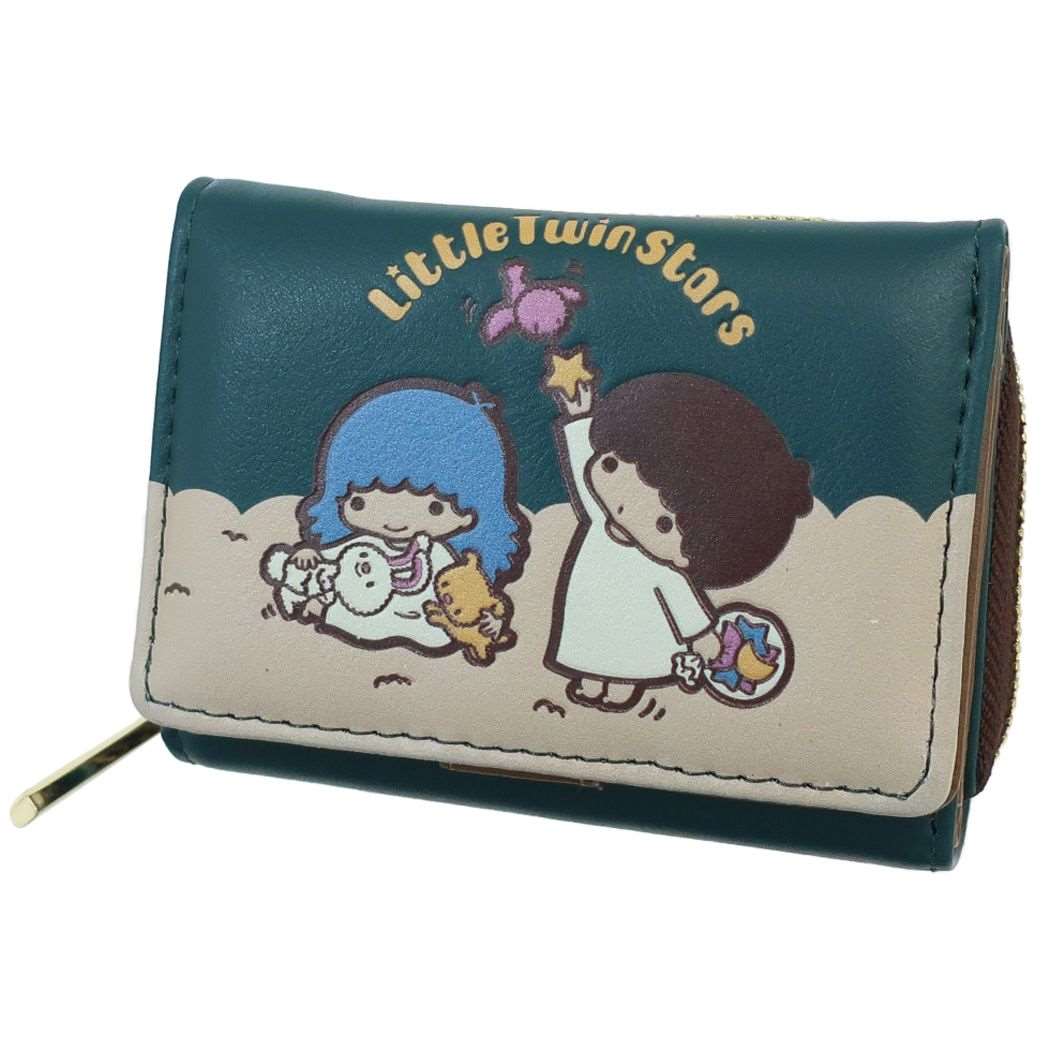 リトルツインスターズ キキ&ララ キャラクター ミニウォレット 三つ折りコンパクト財布 サンリオ プレゼント 男の子 女の子 ギフト