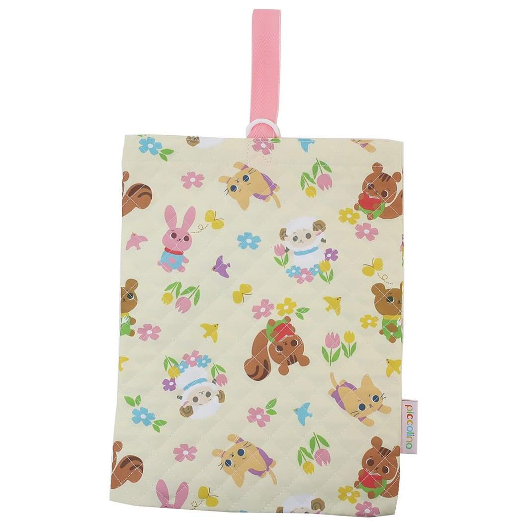 体育館靴入れ キルト シューズバッグ ピッコリーノ ネイチャーフレンズ 新入学 Piccolino 丸眞 シューズバック 新学期準備雑貨 プ