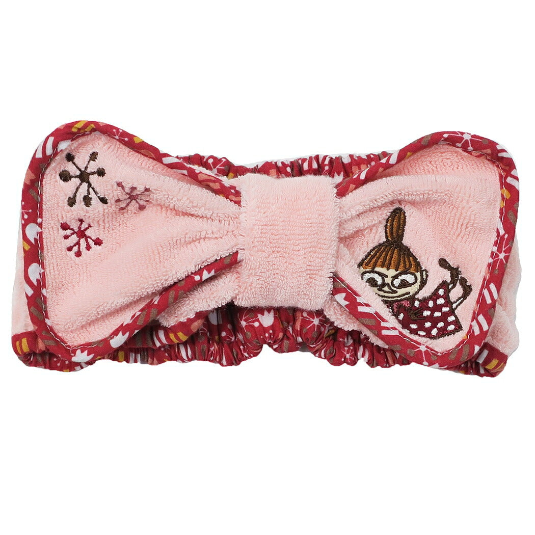 ムーミン ヘアバンド タオル地ヘアバンダナ リトルミイ 花と庭 北欧 丸眞 お風呂上り バス雑貨 プレゼント 男の子 女の子 ギフト