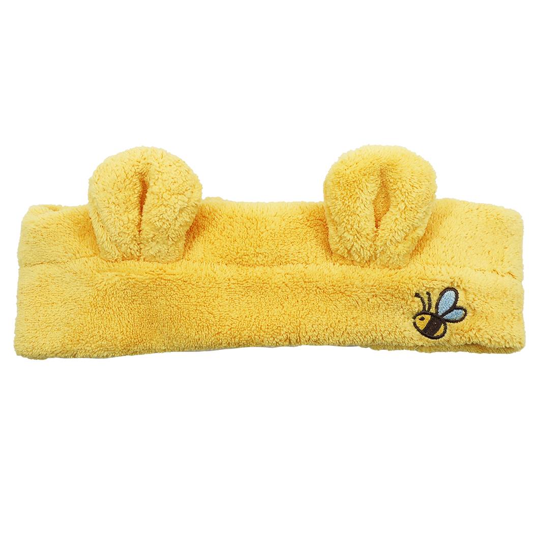 ヘアバンド くまのプーさん 耳付き タオル ヘアバンド ディズニー キュートビー お風呂上り プレゼント 男の子 女の子 ギフト