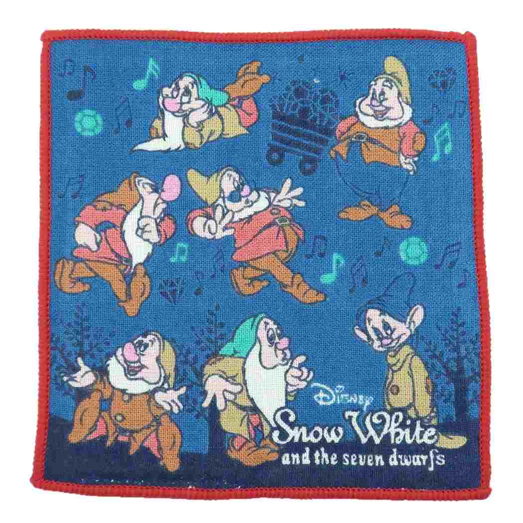 白雪姫 ディズニー キャラクター ミニ ミニタオル 抗菌防臭 片面ガーゼ まめタオル 宝さがし プレゼント 男の子 女の子 ギフト