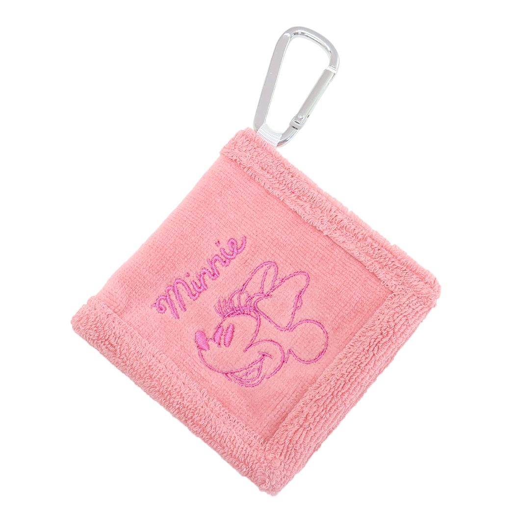 ミニーマウス ディズニー キャラクター ミニタオル クリーナータオルS ピンクラブリー