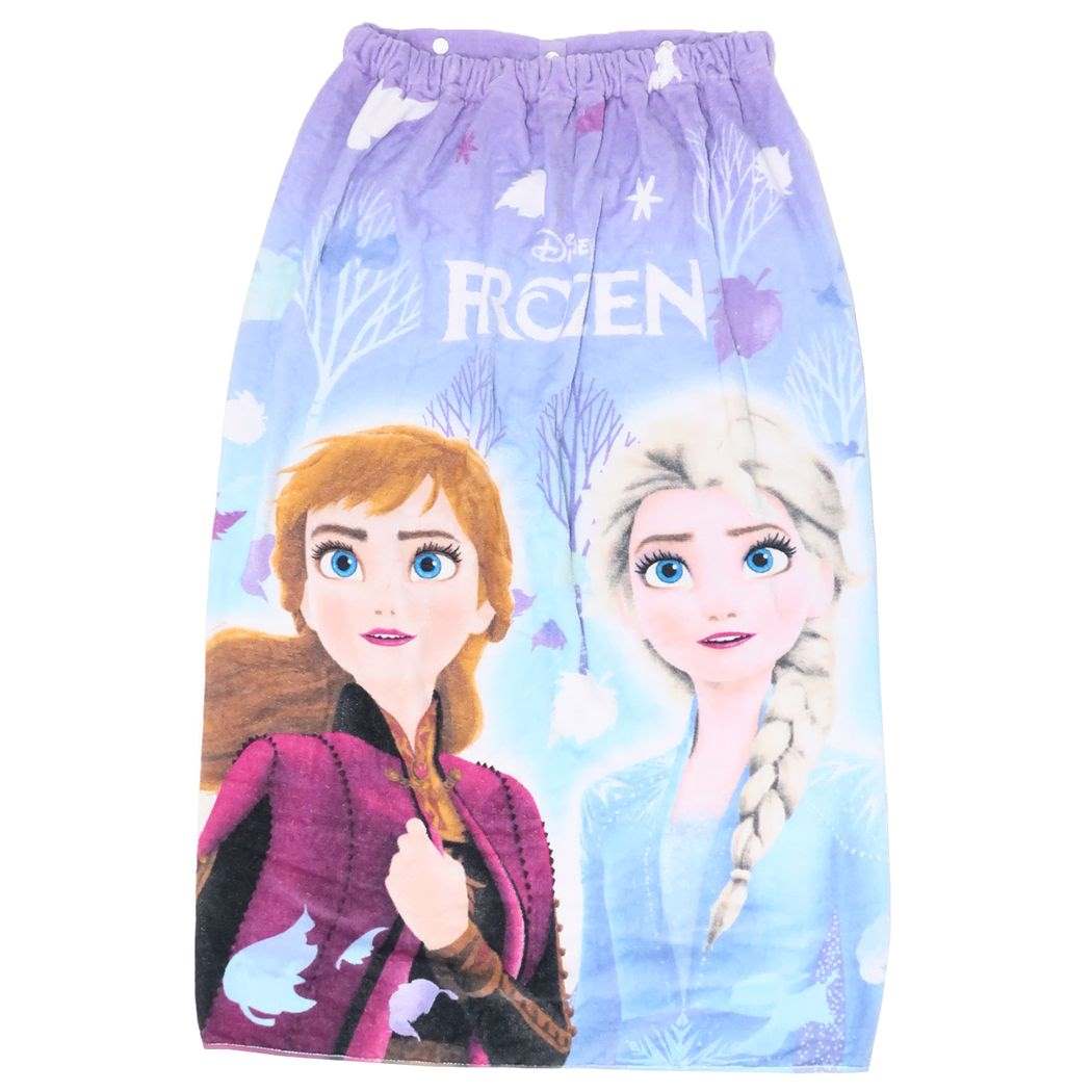 アナと雪の女王 ラップタオル 80丈マキタオル 80cm丈巻き巻きタオル スノービリーブ ディズニー