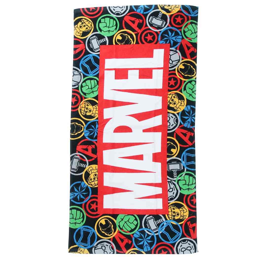 マーベル バスタオル シャーリング ビッグタオル ヒーロースタンプ MARVEL 丸眞 プレゼント 男の子 女の子 ギフト