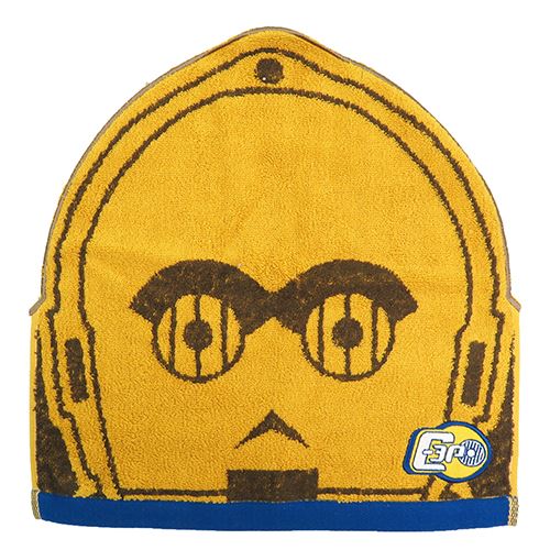 STAR WARS スターウォーズ ハンドタオル ジャガード ウォッシュタオル C-3PO フォームシー キャラクター グッズ 丸眞 34×36cm