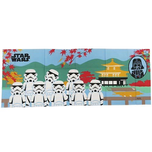 日本たおる スターウォーズ 手ぬぐい 秋の思い出 STAR WARS 丸眞 日本製 キャラクター プレゼント 男の子 女の子 ギフト