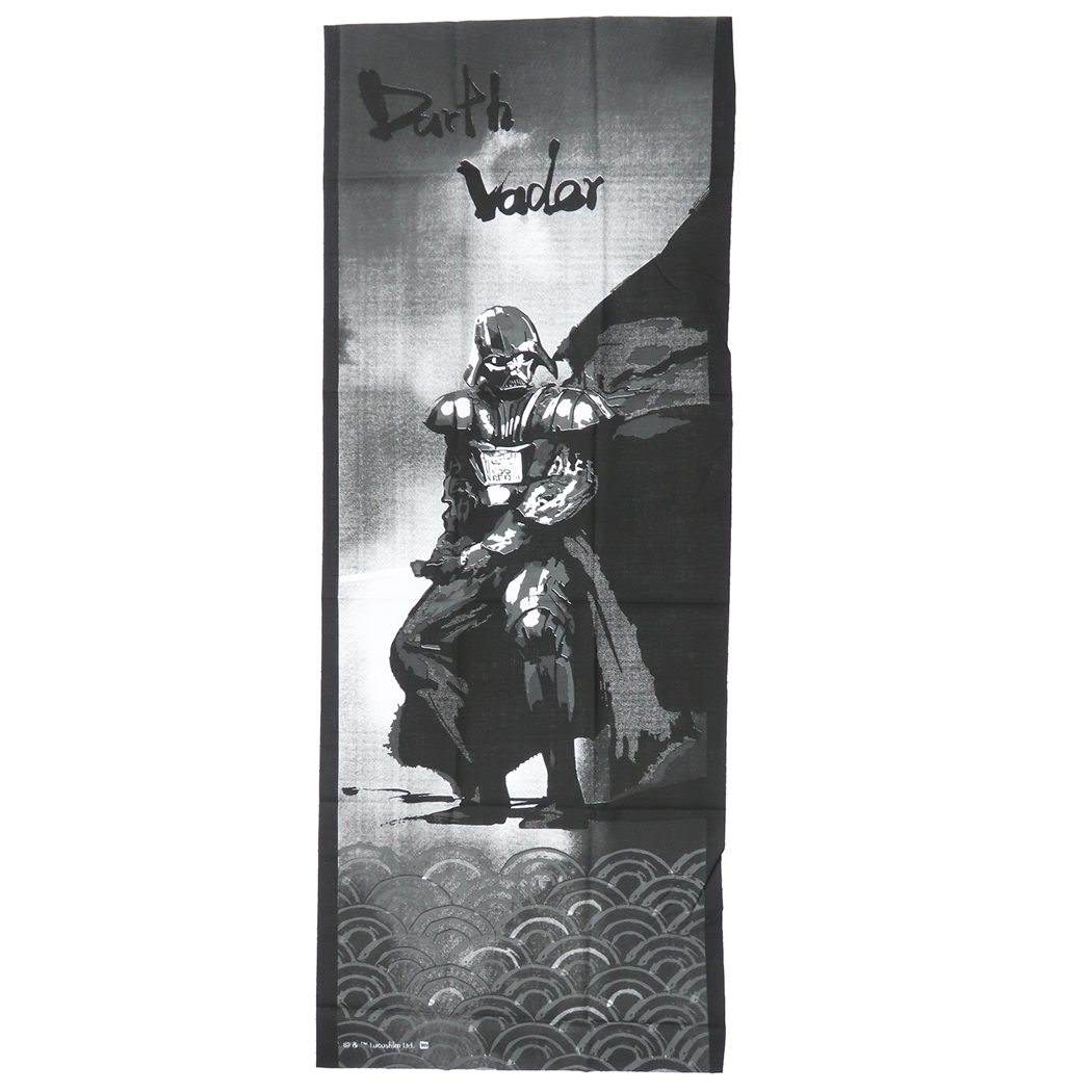 スターウォーズ 日本たおる 手ぬぐい 墨絵風 ダースベイダー STAR WARS プレゼント 男の子 女の子 ギフト